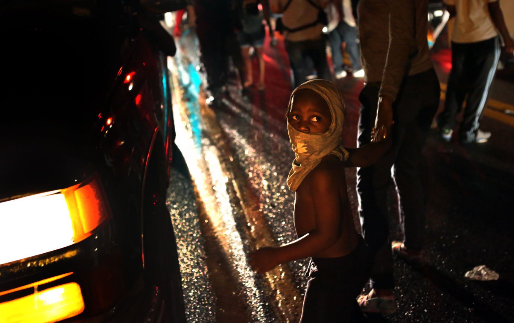 Protestors of all sizes plentiful in Ferguson